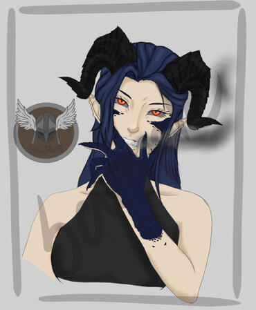 sample made of my villain OC Moru Kaal